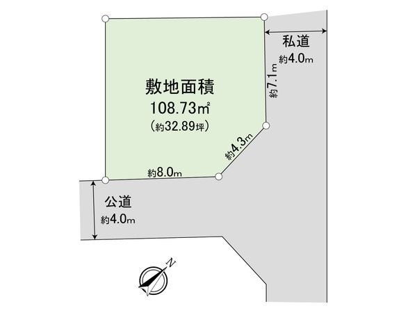 さいたま市見沼区大字中川 区画図 さいたま市見沼区大字中川 区画図