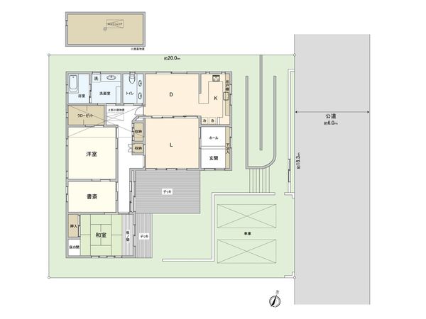 さいたま市中央区鈴谷4丁目 戸建 間取図(平面図)