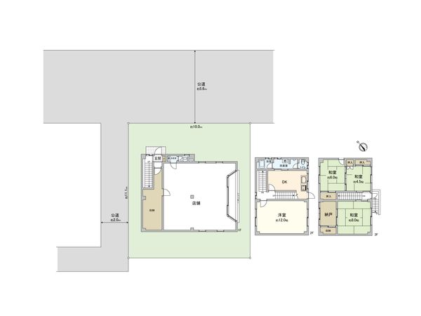 熊谷市石原1丁目 間取図(平面図) 熊谷市石原1丁目 間取図(平面図)