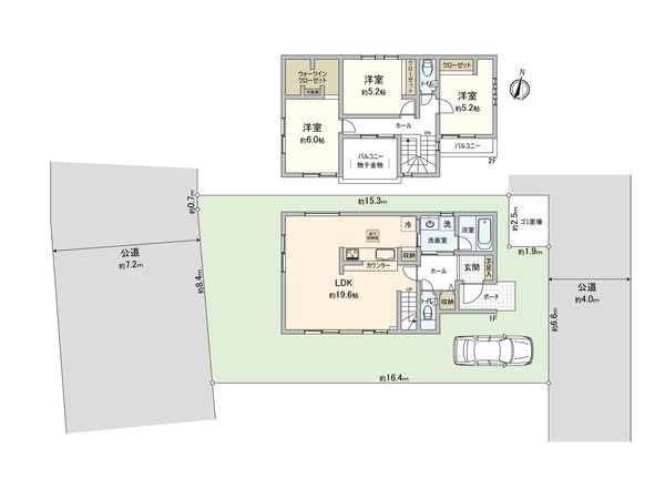 さいたま市見沼区大字中川 9号棟 間取図(平面図) さいたま市見沼区大字中川 9号棟 間取図(平面図)