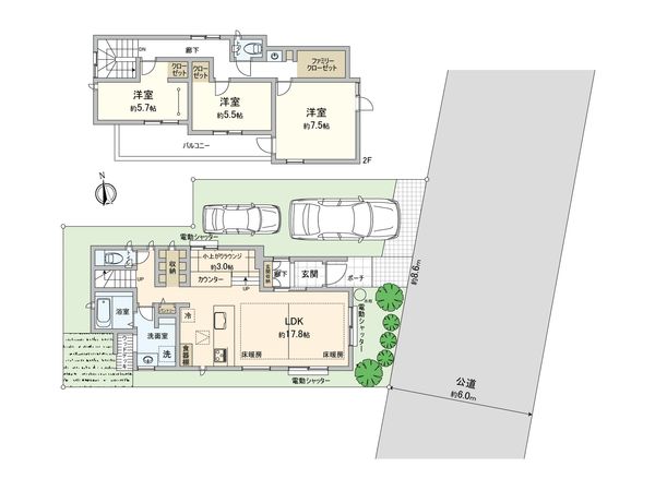 さいたま市南区大字大谷口 間取図(平面図)