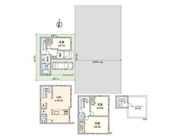 さいたま市大宮区大成町1丁目 1号棟 間取図(平面図) さいたま市大宮区大成町1丁目 1号棟 間取図(平面図)