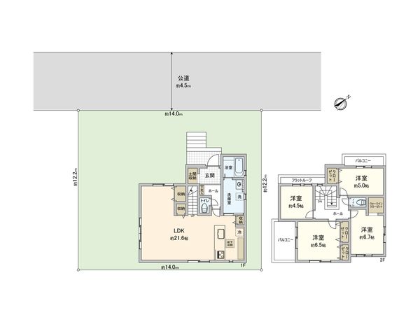 さいたま市西区プラザ 間取図(平面図)
