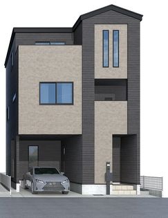 さいたま市大宮区天沼町1丁目 1号棟 外観パース図