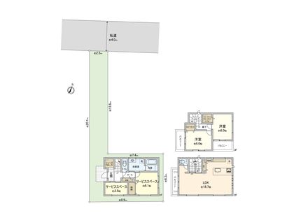 さいたま市大宮区大成町1丁目 間取図(平面図)