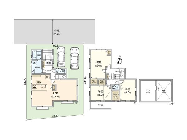 さいたま市見沼区大字南中丸 間取図(平面図) さいたま市見沼区大字南中丸 間取図(平面図)
