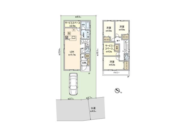 さいたま市西区大字土屋 3号棟 間取図(平面図) さいたま市西区大字土屋 3号棟 間取図(平面図)