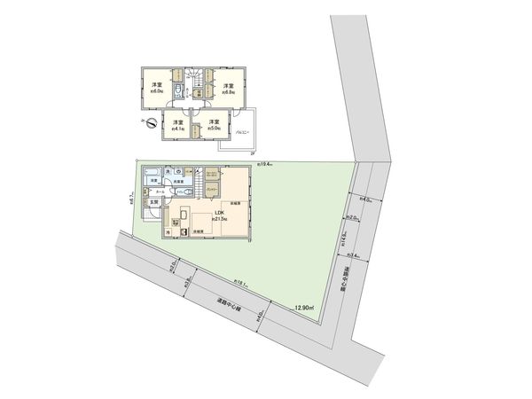 さいたま市西区西大宮3丁目 間取図(平面図) さいたま市西区西大宮3丁目 間取図(平面図)