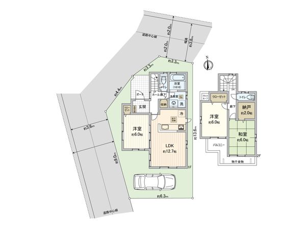 さいたま市西区大字指扇 間取図(平面図) さいたま市西区大字指扇 間取図(平面図)