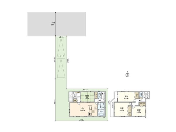 さいたま市北区別所町 間取図(平面図) さいたま市北区別所町 間取図(平面図)