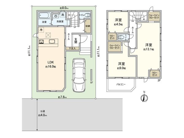 さいたま市北区日進町2丁目 間取図(平面図) 間取図(平面図)