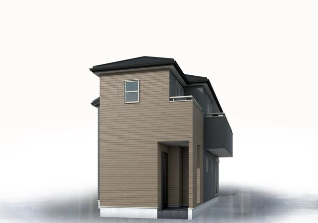 さいたま市岩槻区城南1丁目 外観パース図