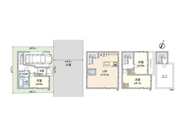 さいたま市大宮区上小町 間取図(平面図) さいたま市大宮区上小町 間取図(平面図)