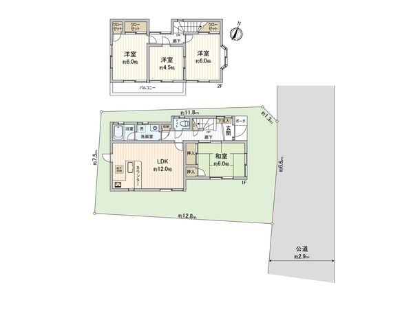 さいたま市見沼区大字中川 間取図(平面図) さいたま市見沼区大字中川 間取図(平面図)