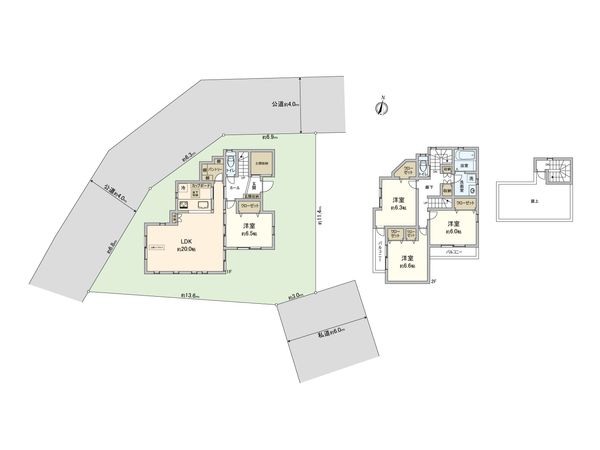さいたま市西区大字高木 C号棟 間取図(平面図)