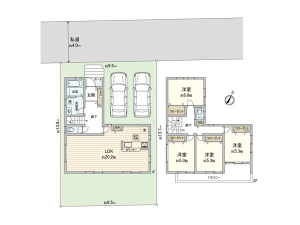 さいたま市西区大字西新井 間取図(平面図)