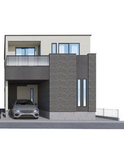 戸田市下戸田2丁目 3号棟 外観パース図