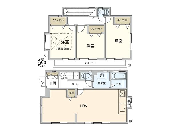 さいたま市見沼区大字御蔵 間取図(平面図)