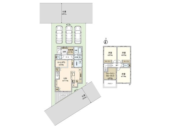 さいたま市見沼区大字蓮沼 戸建 間取図(平面図) さいたま市見沼区大字蓮沼 戸建 間取図(平面図)