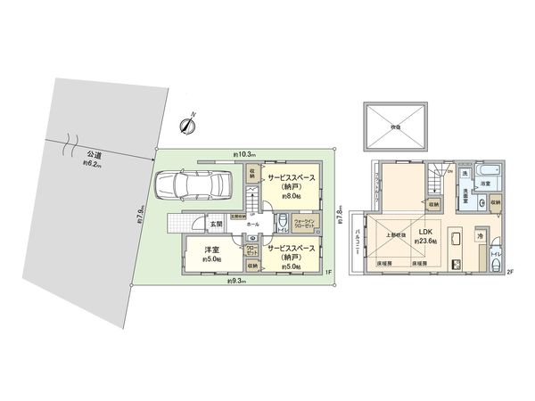 さいたま市大宮区土手町1丁目 4号棟 間取図(平面図)