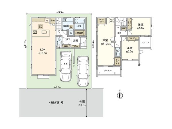 さいたま市北区大成町4丁目 1号棟 間取図(平面図) さいたま市北区大成町4丁目 1号棟 間取図(平面図)