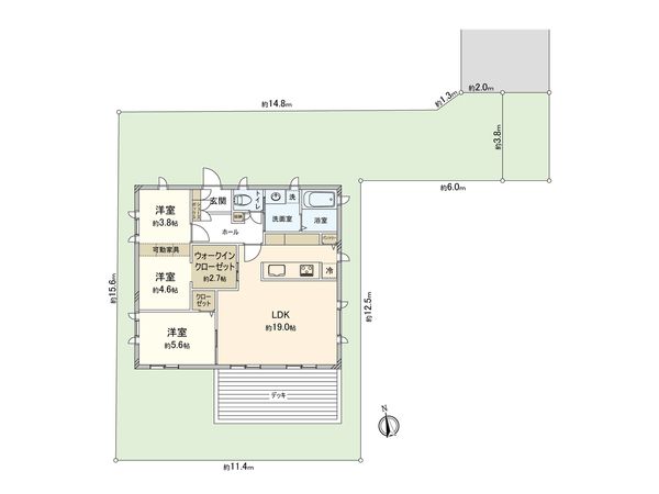 さいたま市北区日進町2丁目 間取図(平面図)