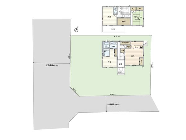 さいたま市見沼区大字東宮下 間取図(平面図) さいたま市見沼区大字東宮下 間取図(平面図)
