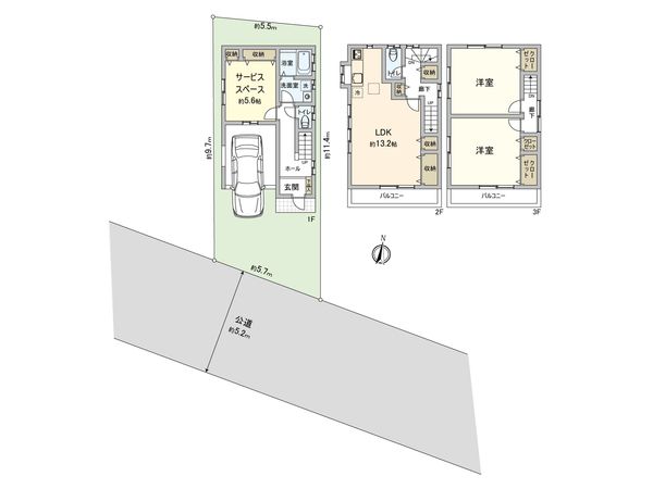 さいたま市大宮区櫛引町1丁目 間取図(平面図) さいたま市大宮区櫛引町1丁目 間取図(平面図)