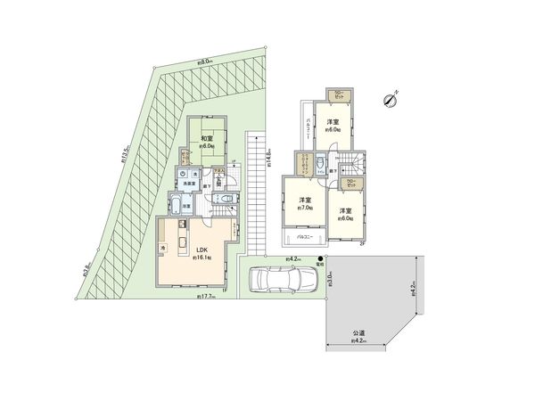 富士見市大字水子 間取図(平面図)