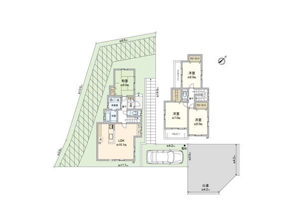 富士見市大字水子 間取図(平面図) 富士見市大字水子 間取図(平面図)