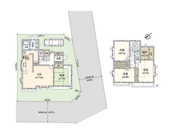 さいたま市西区大字佐知川 間取図(平面図) さいたま市西区大字佐知川 間取図(平面図)