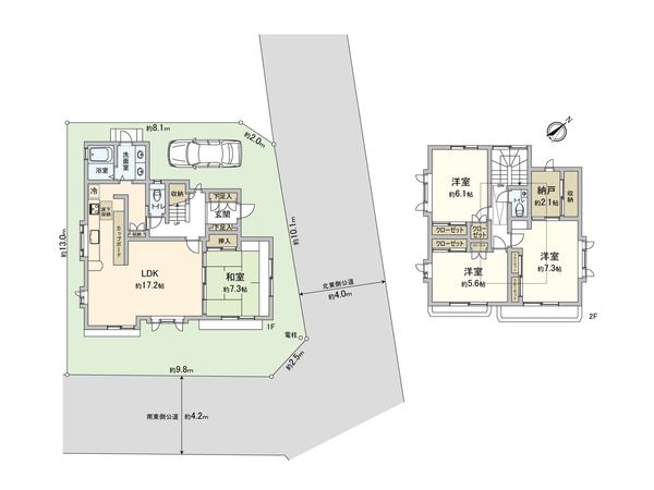 さいたま市西区大字佐知川 間取図(平面図) さいたま市西区大字佐知川 間取図(平面図)