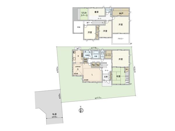 さいたま市北区日進町2丁目 間取図(平面図) さいたま市北区日進町2丁目 間取図(平面図)