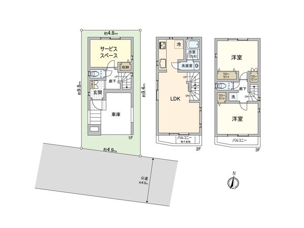 さいたま市北区大成町4丁目 間取図(平面図) さいたま市北区大成町4丁目 間取図(平面図)