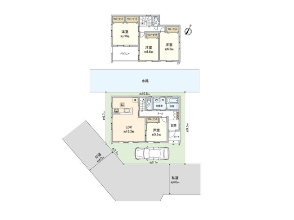 さいたま市大宮区三橋2丁目 間取図(平面図) さいたま市大宮区三橋2丁目 間取図(平面図)