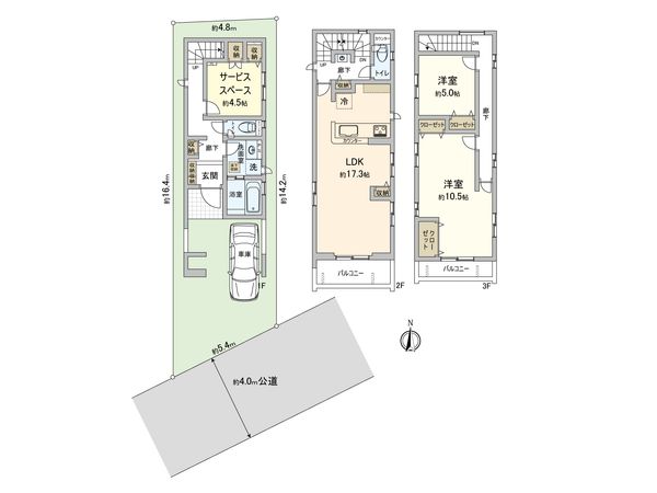 さいたま市大宮区大成町3丁目 1号棟 間取図(平面図) さいたま市大宮区大成町3丁目 1号棟 間取図(平面図)