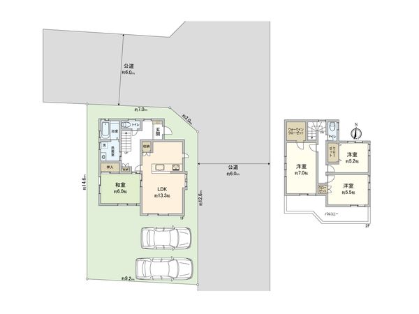 さいたま市北区別所町 間取図(平面図) さいたま市北区別所町 間取図(平面図)