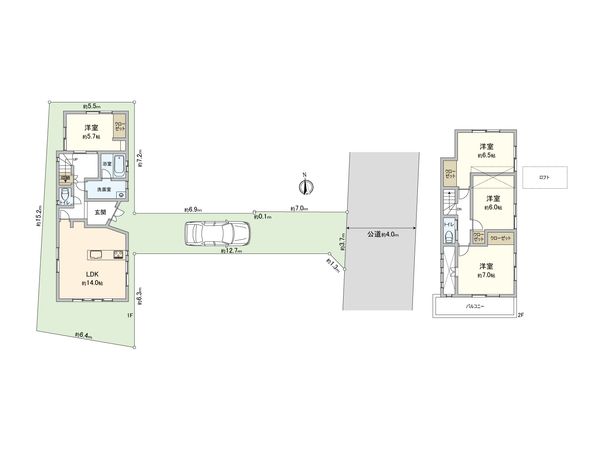 さいたま市北区日進町1丁目 間取図(平面図) さいたま市北区日進町1丁目 間取図(平面図)