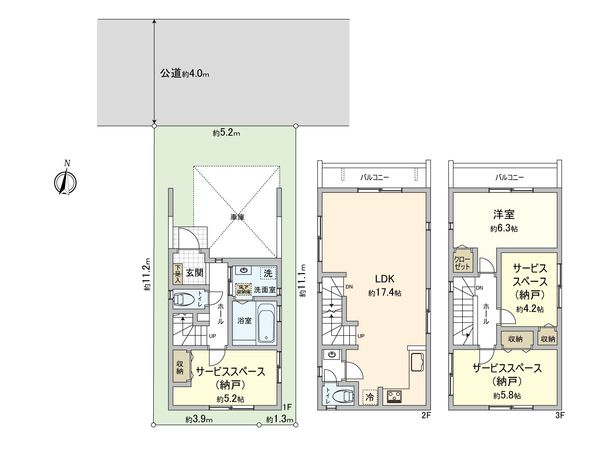 さいたま市大宮区櫛引町1丁目 間取図(平面図) さいたま市大宮区櫛引町1丁目 間取図(平面図)