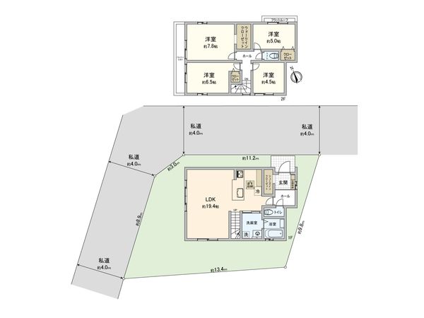 さいたま市見沼区中川1期 間取図(平面図) さいたま市見沼区中川1期 間取図(平面図)