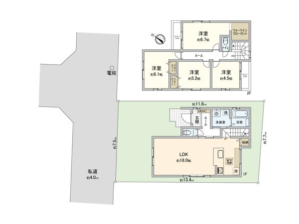 さいたま市見沼区中川2期 間取図(平面図) さいたま市見沼区中川2期 間取図(平面図)