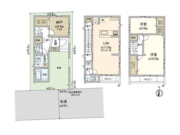 さいたま市大宮区宮町5丁目 間取図(平面図) さいたま市大宮区宮町5丁目 間取図(平面図)
