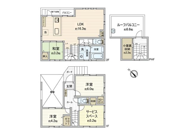さいたま市北区吉野町1丁目 間取図(平面図) さいたま市北区吉野町1丁目 間取図(平面図)
