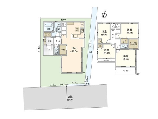 さいたま市見沼区蓮沼 間取図(平面図)