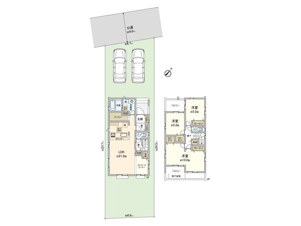 さいたま市西区大字西遊馬 3号棟 間取図(平面図)