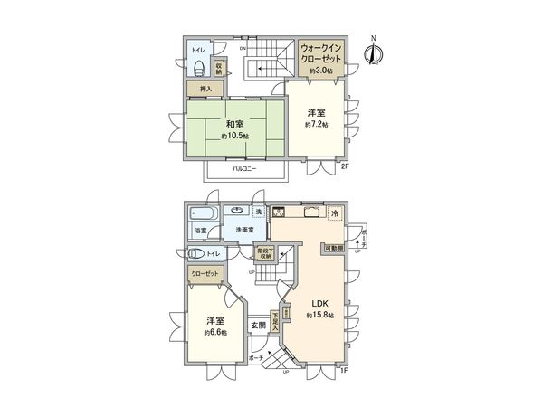 さいたま市北区櫛引町2丁目 間取図(平面図) さいたま市北区櫛引町2丁目 間取図(平面図)