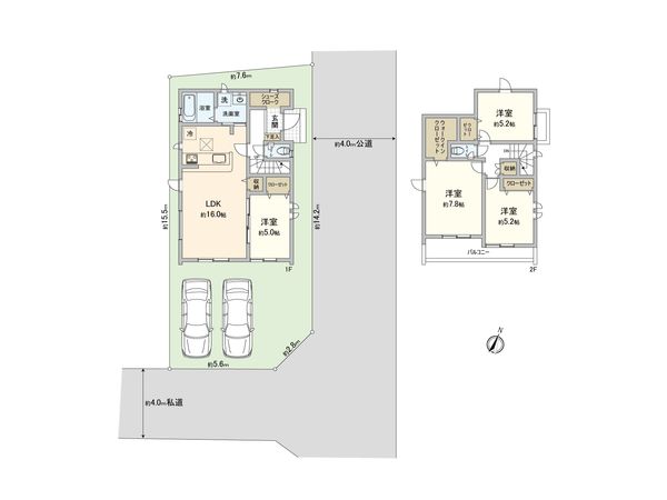さいたま市見沼区大字南中野 1号棟 間取図(平面図)