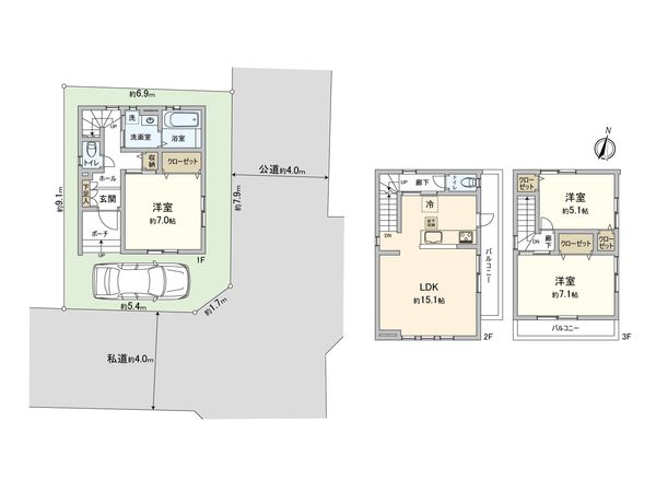 さいたま市西区大字佐知川 間取図(平面図) さいたま市西区大字佐知川 間取図(平面図)