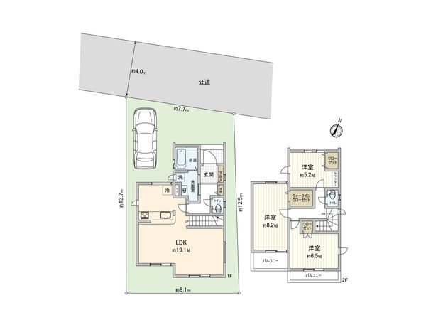 さいたま市大宮区三橋1丁目 11号棟 間取図(平面図) さいたま市大宮区三橋1丁目 11号棟 間取図(平面図)