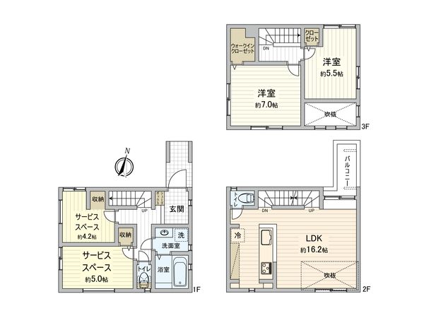 さいたま市大宮区天沼町1丁目 間取図(平面図)